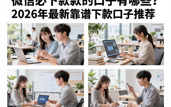 微信必下款款的口子有哪些?2026年最新靠谱下款口子推荐