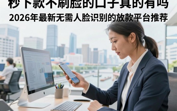 秒下款不刷脸的口子真的有吗,2026年最新无需人脸识别的放款平台推荐