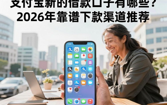 支付宝新的借款口子有哪些?2026年靠谱下款渠道推荐