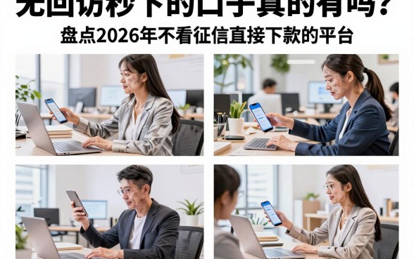 无回访秒下的口子真的有吗？盘点2026年不看征信直接下款的平台