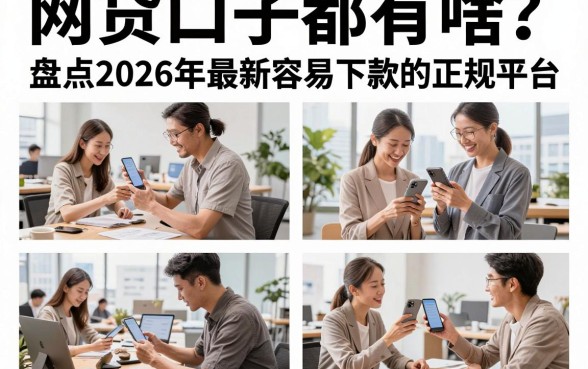 网贷口子都有啥？盘点2026年最新容易下款的正规平台