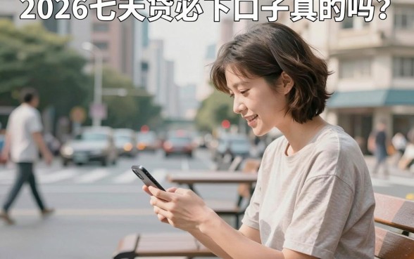2026七天贷必下口子真的吗？哪里能找到靠谱的七天贷平台？