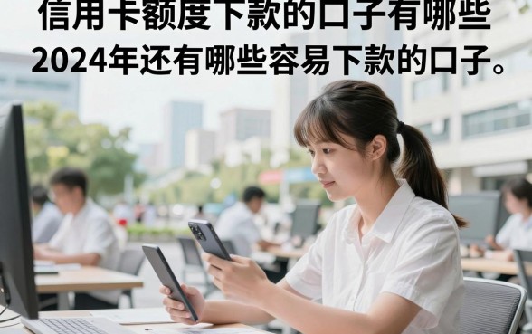 信用卡额度下款的口子有哪些,2024年还有哪些容易下款的口子?