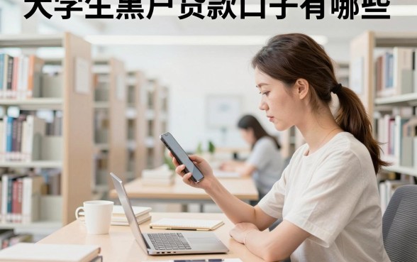 大学生黑户贷款口子有哪些,哪里能下款?