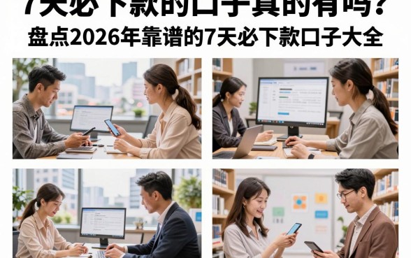 7天必下款的口子真的有吗？盘点2026年靠谱的7天必下款口子大全