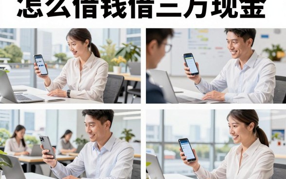 怎么借钱借三万现金,哪里可以快速借到三万?