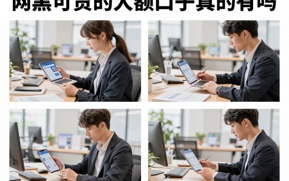 网黑可贷的大额口子真的有吗,征信黑户哪里能借到大额资金