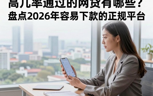 高几率通过的网贷有哪些?盘点2026年容易下款的正规平台