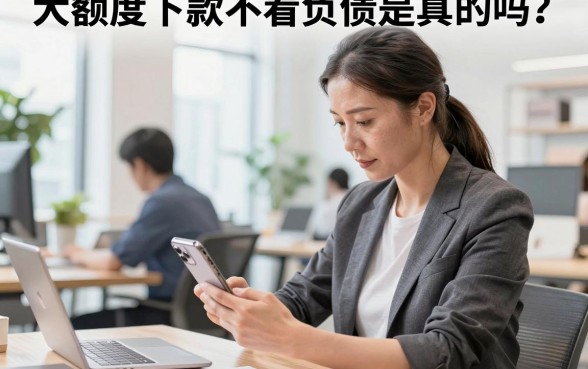 大额度下款不看负债是真的吗？有哪些正规平台容易下款？
