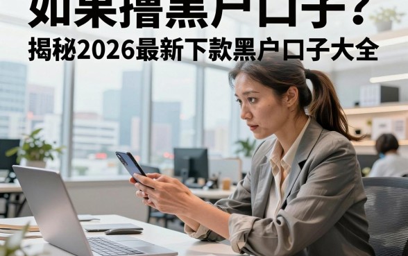 如果撸黑户口子?揭秘2026最新下款黑户口子大全