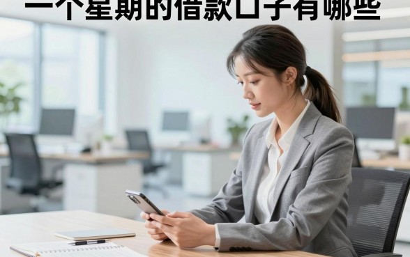 一个星期的借款口子有哪些，哪里能找到靠谱的一周短期贷款？