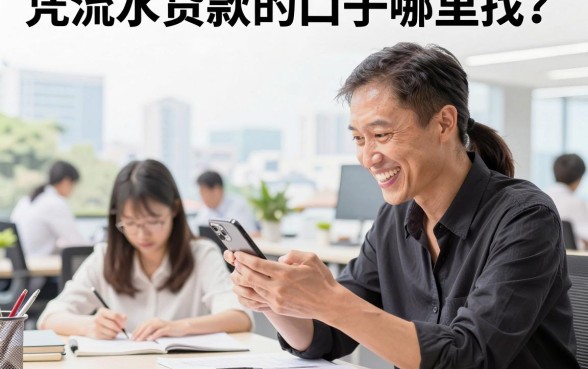 凭流水贷款的口子哪里找?只看流水不看征信的贷款平台有哪些