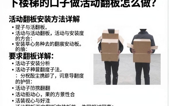 下楼梯的口子做活动翻板怎么做?活动翻板安装方法详解