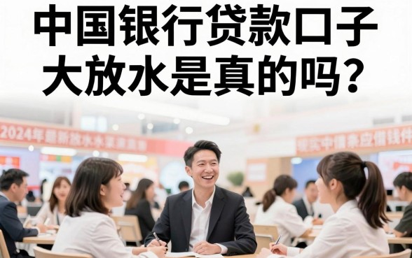中国银行贷款口子大放水是真的吗？2024年最新放水渠道及申请条件详解