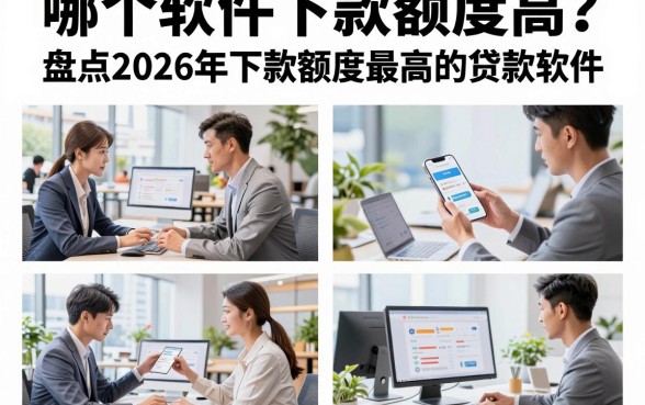 哪个软件下款额度高?盘点2026年下款额度最高的贷款软件