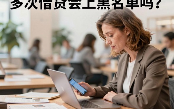 多次借贷会上黑名单吗?网贷申请频繁多久能消除影响