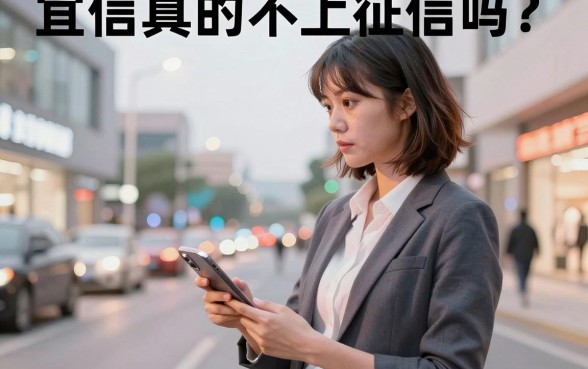 宜信真的不上征信吗?宜信贷款逾期不还会上征信吗