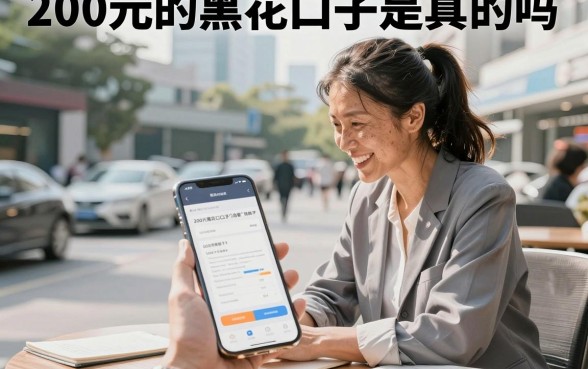 200元的黑花口子是真的吗，揭秘低价黑花贷款套路与风险