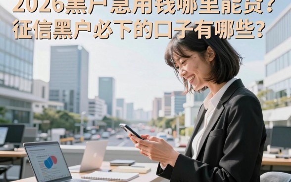 2026黑户急用钱哪里能贷?征信黑户必下的口子有哪些?