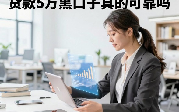 贷款5万黑口子真的可靠吗，征信黑户哪里能贷5万不看征信
