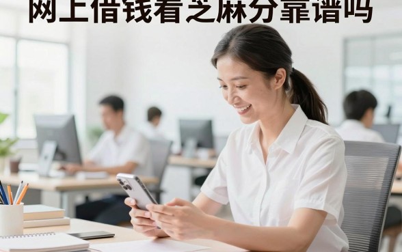 网上借钱看芝麻分靠谱吗，芝麻分多少才能下款