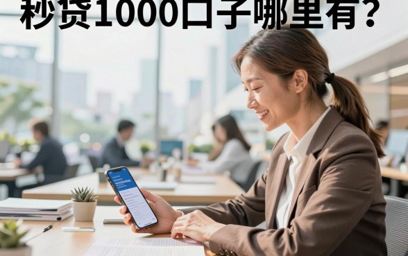 秒贷1000口子哪里有?2026年最新秒贷1000口子盘点