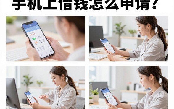 手机上借钱怎么申请？正规平台快速到账操作流程