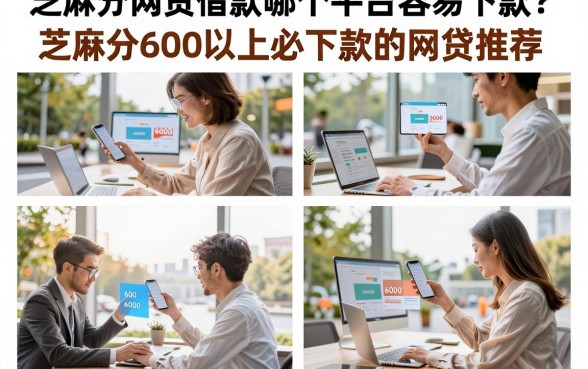 芝麻分网贷借款哪个平台容易下款?芝麻分600以上必下款的网贷推荐