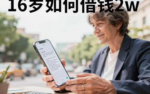 16岁如何借钱2w,未成年贷款正规平台有哪些