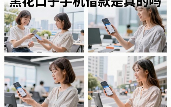 黑花口子手机借款是真的吗，黑户花户哪里能下款