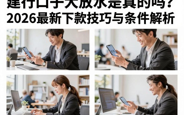 建行口子大放水是真的吗?2026最新下款技巧与条件解析