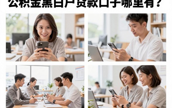 公积金黑白户贷款口子哪里有？公积金黑白户能下款吗