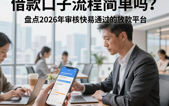 借款口子流程简单吗?盘点2026年审核快易通过的放款平台