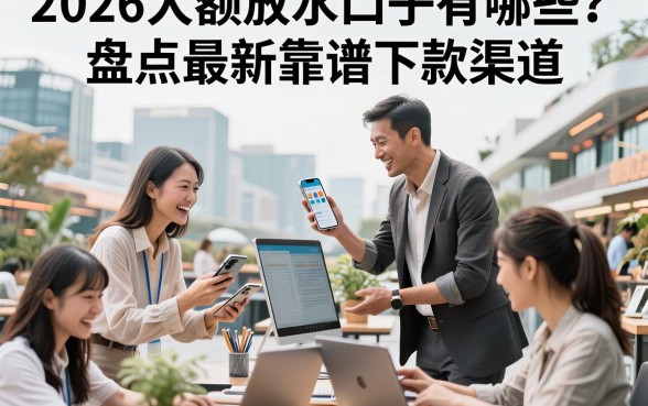 2026大额放水口子有哪些?盘点最新靠谱下款渠道