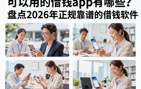 可以用的借钱app有哪些?盘点2026年正规靠谱的借钱软件