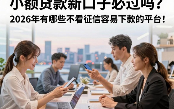 小额贷款新口子必过吗？2026年有哪些不看征信容易下款的平台？