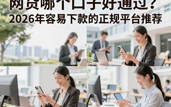 网贷哪个口子好通过?2026年容易下款的正规平台推荐
