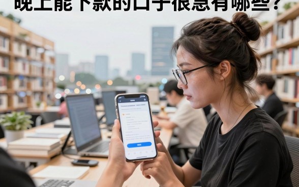 晚上能下款的口子很急有哪些?深夜急用钱哪里能快速贷到款