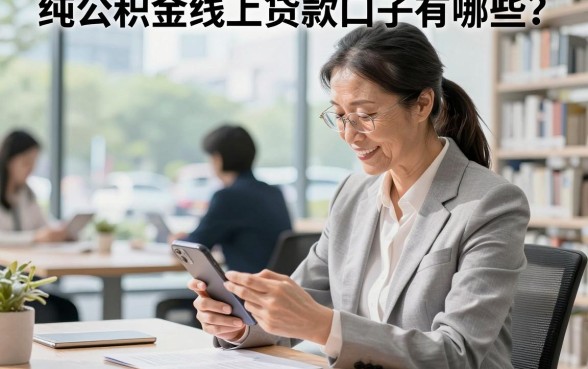 纯公积金线上贷款口子有哪些？正规平台容易下款吗
