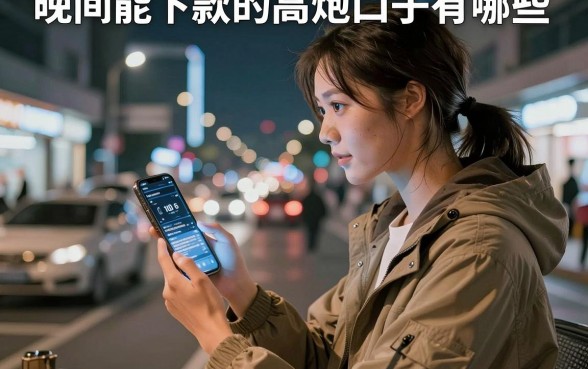 晚间能下款的高炮口子有哪些，深夜急用钱哪里能快速放款？