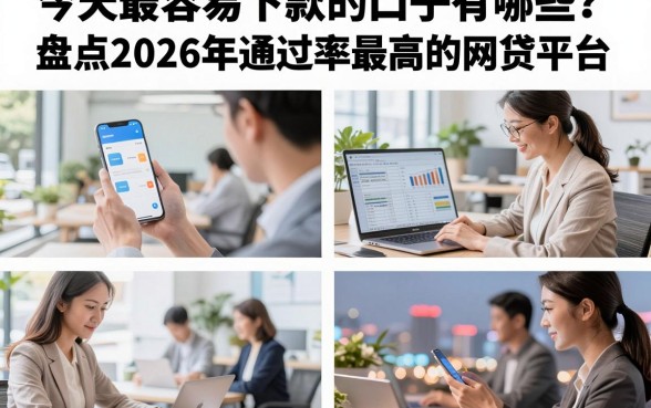 今天最容易下款的口子有哪些？盘点2026年通过率最高的网贷平台