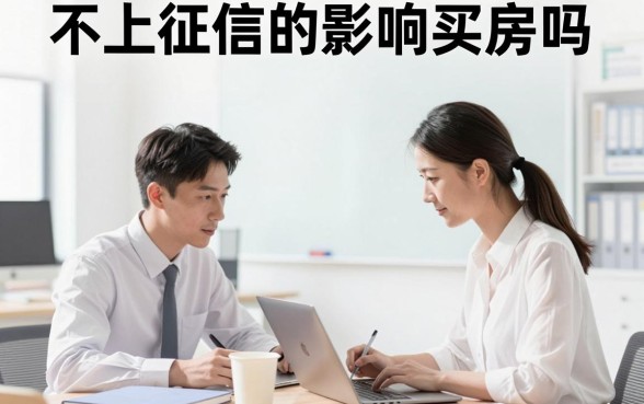 不上征信的影响买房吗，不上征信的贷款对房贷审批有影响吗