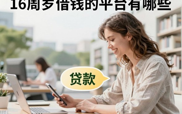 16周岁借钱的平台有哪些，未成年哪里可以借钱应急