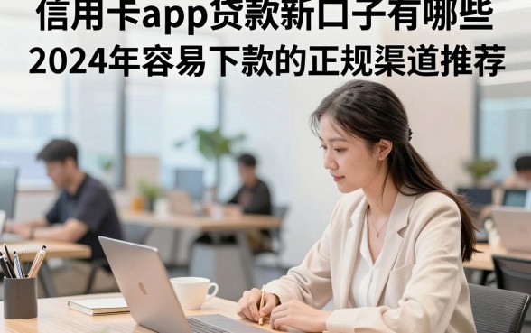 信用卡app贷款新口子有哪些，2024年容易下款的正规渠道推荐