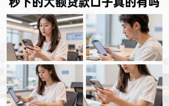 秒下的大额贷款口子真的有吗,哪里能找到正规秒下款的大额平台