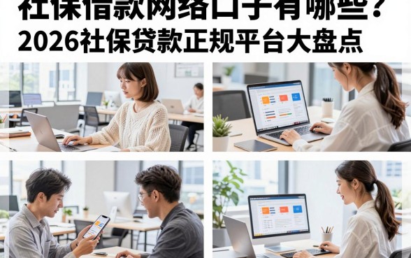 社保借款网络口子有哪些？2026社保贷款正规平台大盘点