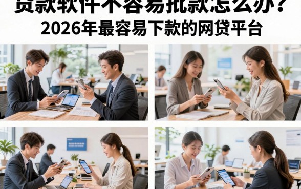 贷款软件不容易批款怎么办?揭秘2026年最容易下款的网贷平台