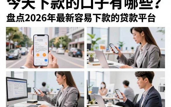 今天下款的口子有哪些？盘点2026年最新容易下款的贷款平台