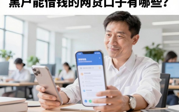 黑户能借钱的网贷口子有哪些?征信黑户哪里能贷到款