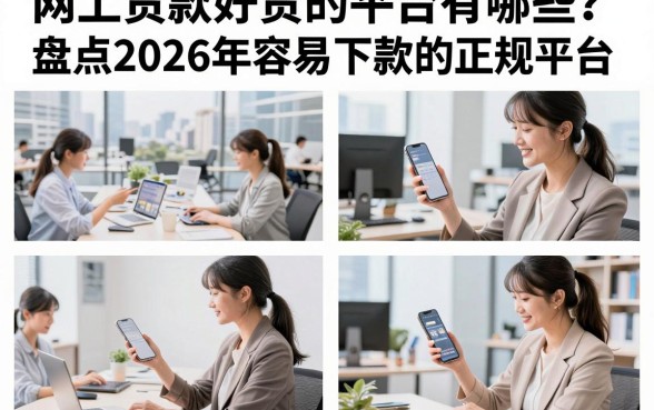 网上贷款好贷的平台有哪些?盘点2026年容易下款的正规平台